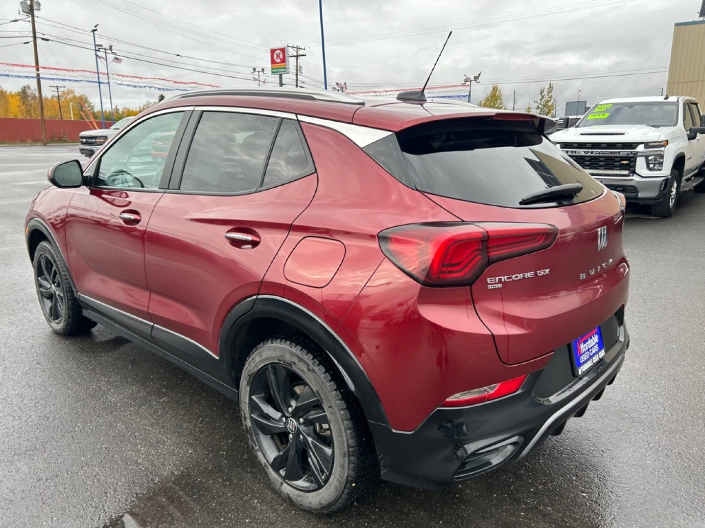 2024 RED BUICK ENCORE GX SPORT TOURING (KL4AMESL1RB) with an 1.3L engine, Automatic transmission, located at 2525 S. Cushman, Fairbanks, AK, 99701, (907) 452-5707, 64.824036, -147.712311- Photo#3