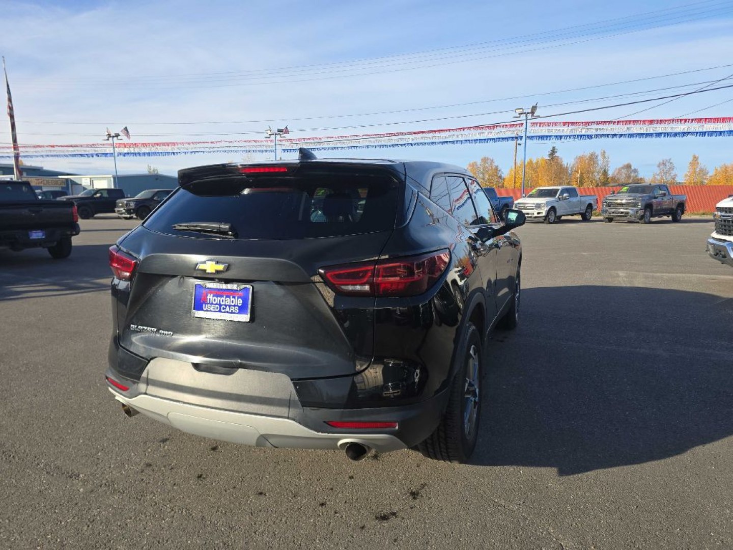 2025 BLACK CHEVROLET BLAZER 2LT (3GNKBHR4XSS) with an 2.0L engine, Automatic transmission, located at 2525 S. Cushman, Fairbanks, AK, 99701, (907) 452-5707, 64.824036, -147.712311- Photo#2