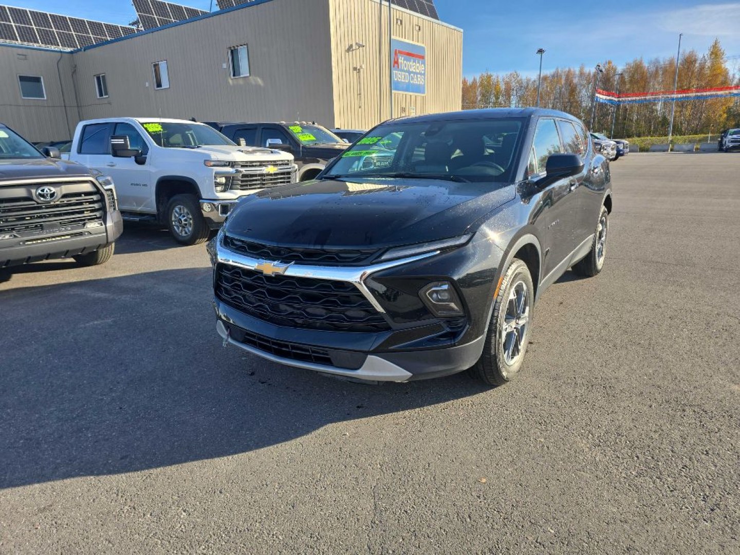 2025 BLACK CHEVROLET BLAZER 2LT (3GNKBHR4XSS) with an 2.0L engine, Automatic transmission, located at 2525 S. Cushman, Fairbanks, AK, 99701, (907) 452-5707, 64.824036, -147.712311- Photo#1