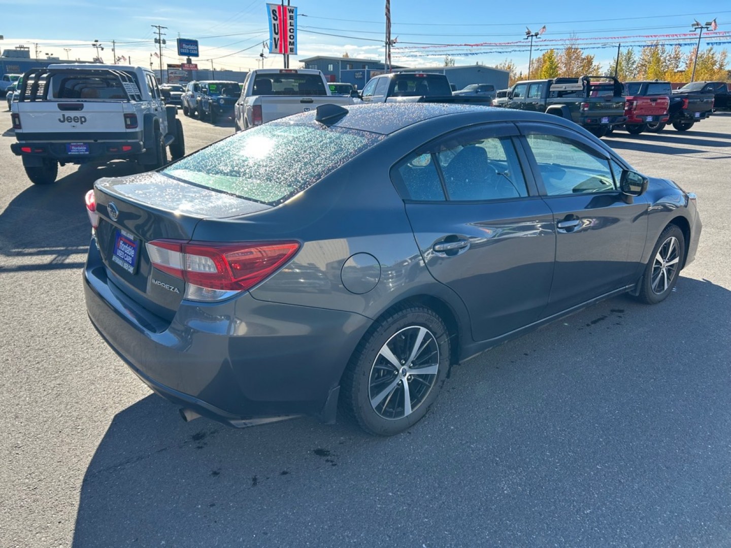 2019 GRAY SUBARU IMPREZA PREMIUM (4S3GKAD6XK3) with an 2.0L engine, Continuously Variable transmission, located at 2525 S. Cushman, Fairbanks, AK, 99701, (907) 452-5707, 64.824036, -147.712311- Photo#2