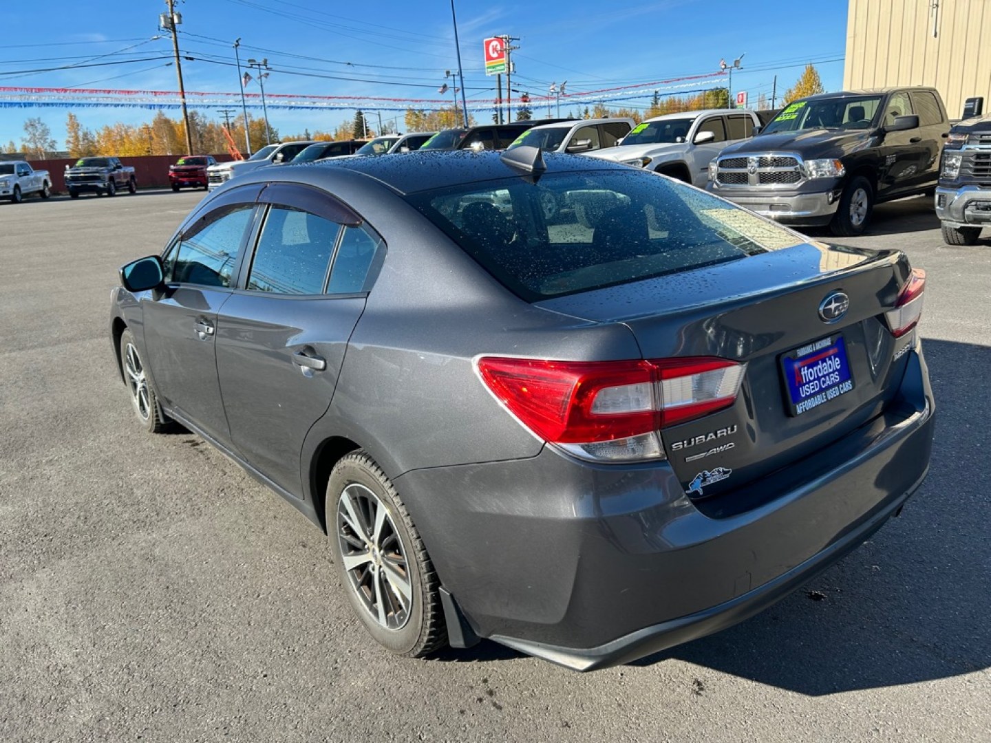 2019 GRAY SUBARU IMPREZA PREMIUM (4S3GKAD6XK3) with an 2.0L engine, Continuously Variable transmission, located at 2525 S. Cushman, Fairbanks, AK, 99701, (907) 452-5707, 64.824036, -147.712311- Photo#3