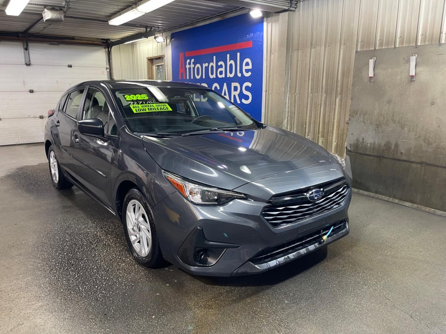 2025 GRAY SUBARU IMPREZA (JF1GUABC3S8) with an 2.0L engine, Continuously Variable transmission, located at 2525 S. Cushman, Fairbanks, AK, 99701, (907) 452-5707, 64.824036, -147.712311- Photo#0