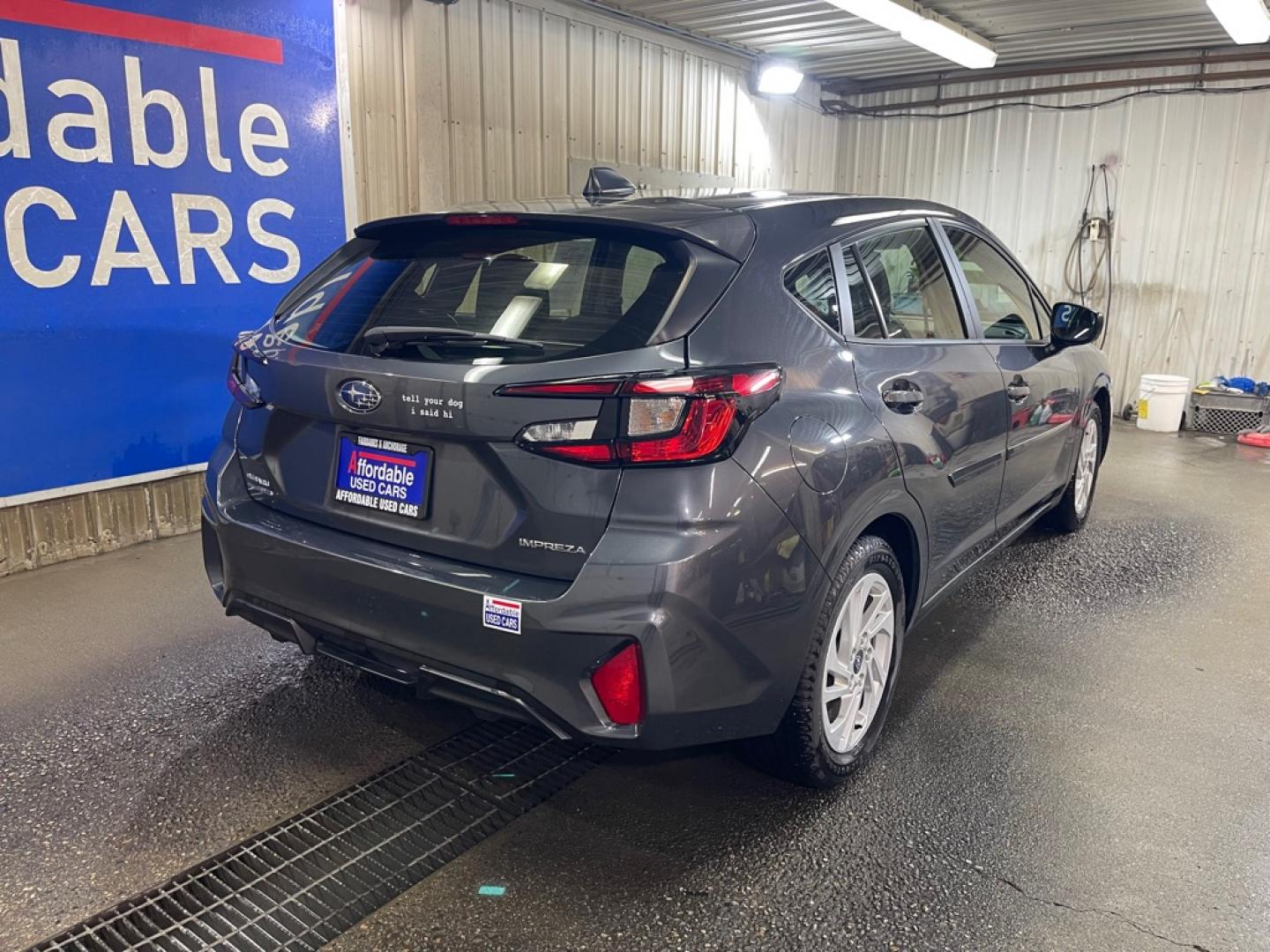 2025 GRAY SUBARU IMPREZA (JF1GUABC3S8) with an 2.0L engine, Continuously Variable transmission, located at 2525 S. Cushman, Fairbanks, AK, 99701, (907) 452-5707, 64.824036, -147.712311- Photo#2