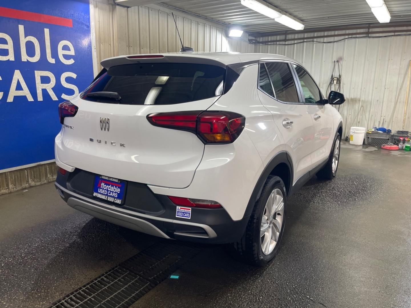 2025 WHITE BUICK ENCORE GX PREFERRED (KL4AMCSL4SB) with an 1.3L engine, Automatic transmission, located at 2525 S. Cushman, Fairbanks, AK, 99701, (907) 452-5707, 64.824036, -147.712311- Photo#2