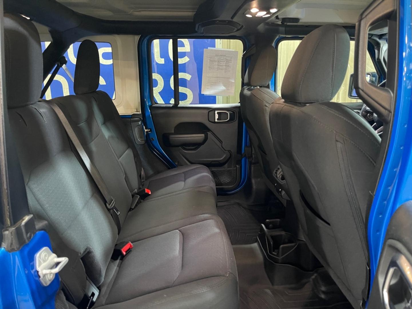 2023 BLUE JEEP WRANGLER SPORT (1C4HJXDN8PW) with an 2.0L engine, Automatic transmission, located at 2525 S. Cushman, Fairbanks, AK, 99701, (907) 452-5707, 64.824036, -147.712311- Photo#4