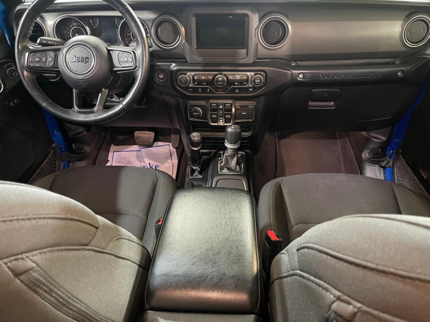 2023 BLUE JEEP WRANGLER SPORT (1C4HJXDN8PW) with an 2.0L engine, Automatic transmission, located at 2525 S. Cushman, Fairbanks, AK, 99701, (907) 452-5707, 64.824036, -147.712311- Photo#5
