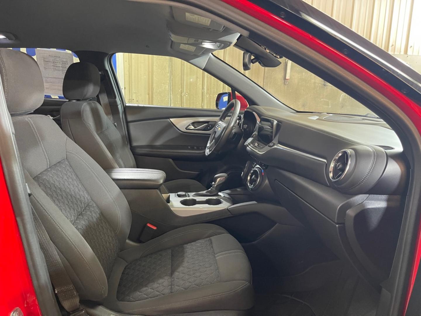 2022 RED CHEVROLET BLAZER 2LT (3GNKBHR48NS) with an 2.0L engine, Automatic transmission, located at 2525 S. Cushman, Fairbanks, AK, 99701, (907) 452-5707, 64.824036, -147.712311- Photo#3