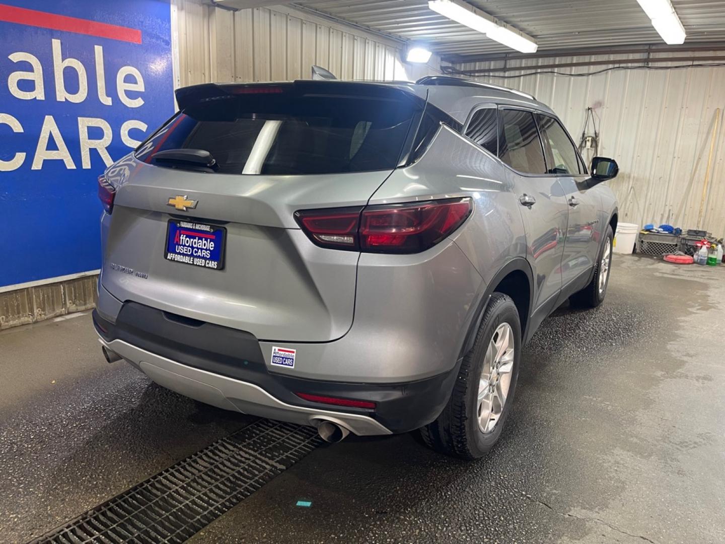 2023 SILVER CHEVROLET BLAZER 2LT (3GNKBHR41PS) with an 2.0L engine, Automatic transmission, located at 2525 S. Cushman, Fairbanks, AK, 99701, (907) 452-5707, 64.824036, -147.712311- Photo#2