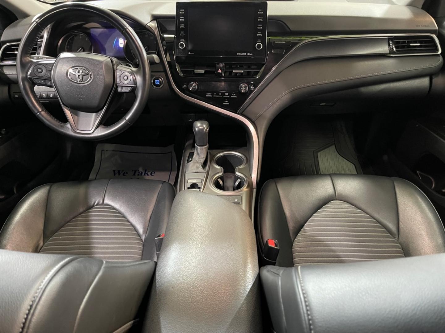 2021 BLUE TOYOTA CAMRY SE (4T1S11BK5MU) with an 2.5L engine, Automatic transmission, located at 2525 S. Cushman, Fairbanks, AK, 99701, (907) 452-5707, 64.824036, -147.712311- Photo#5