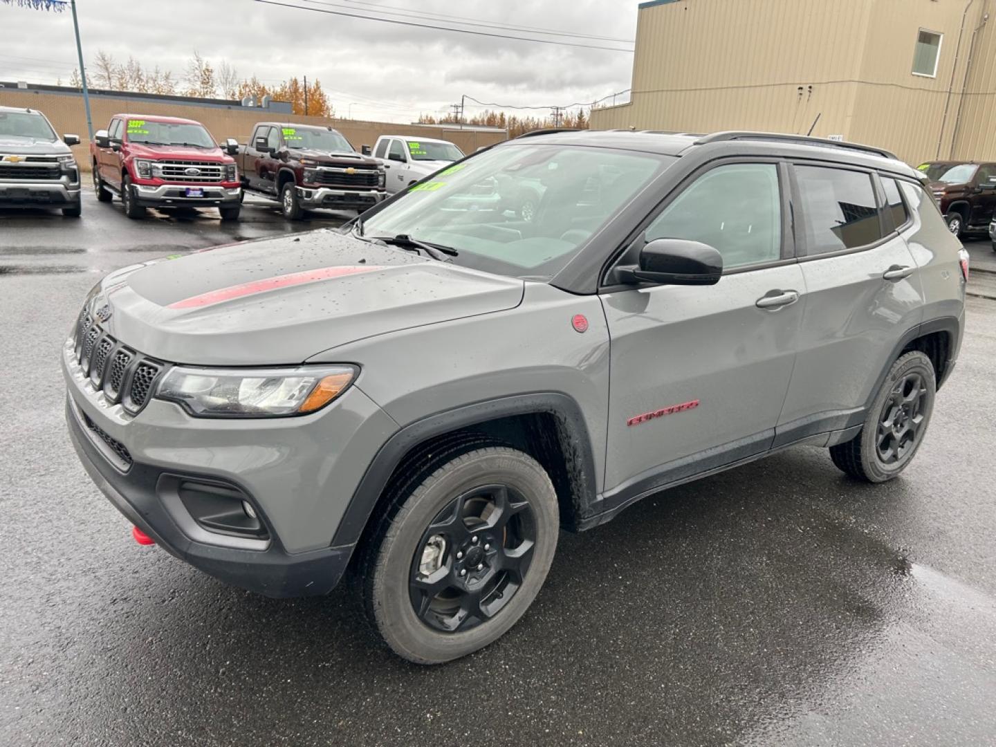 2023 GRAY JEEP COMPASS TRAILHAWK (3C4NJDDN8PT) with an 2.0L engine, Automatic transmission, located at 2525 S. Cushman, Fairbanks, AK, 99701, (907) 452-5707, 64.824036, -147.712311- Photo#0