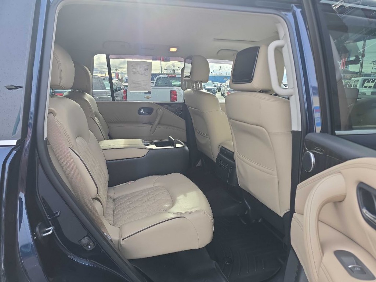 2023 BLUE NISSAN ARMADA PLATINUM (JN8AY2DB4P9) with an 5.6L engine, Automatic transmission, located at 2525 S. Cushman, Fairbanks, AK, 99701, (907) 452-5707, 64.824036, -147.712311- Photo#5