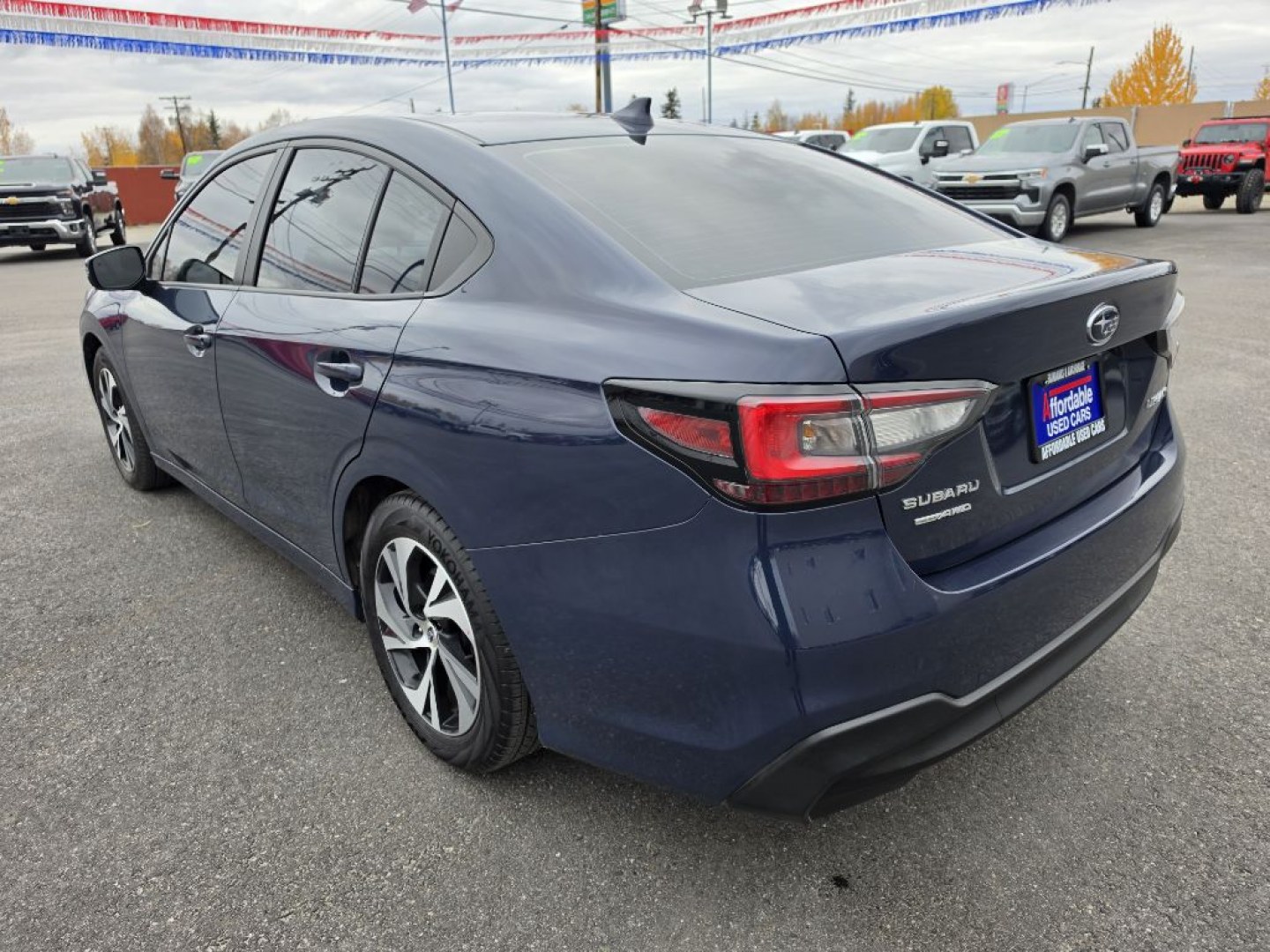 2024 BLUE SUBARU LEGACY PREMIUM (4S3BWAF6XR3) with an 2.5L engine, Continuously Variable transmission, located at 2525 S. Cushman, Fairbanks, AK, 99701, (907) 452-5707, 64.824036, -147.712311- Photo#2