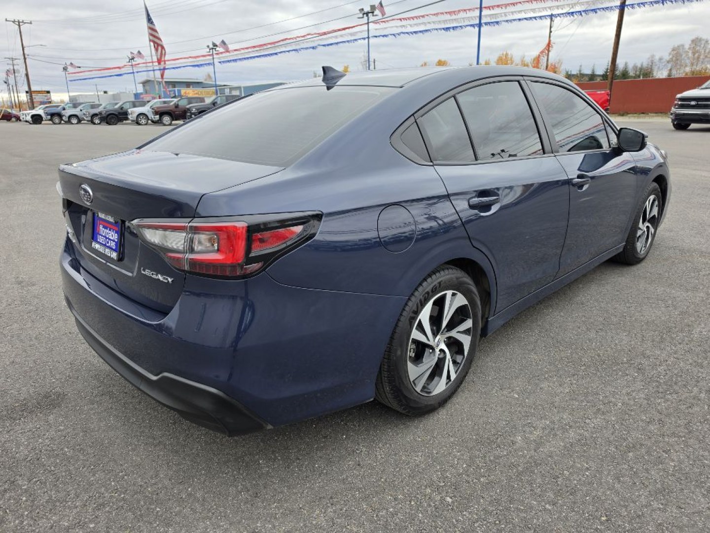2024 BLUE SUBARU LEGACY PREMIUM (4S3BWAF6XR3) with an 2.5L engine, Continuously Variable transmission, located at 2525 S. Cushman, Fairbanks, AK, 99701, (907) 452-5707, 64.824036, -147.712311- Photo#3