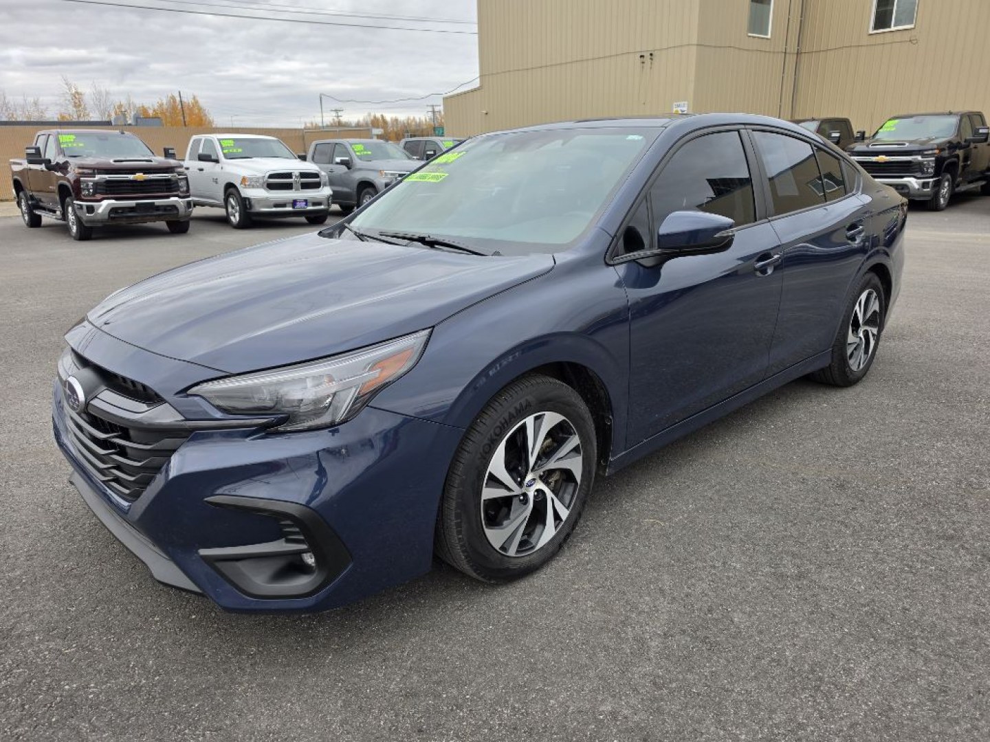 2024 BLUE SUBARU LEGACY PREMIUM (4S3BWAF6XR3) with an 2.5L engine, Continuously Variable transmission, located at 2525 S. Cushman, Fairbanks, AK, 99701, (907) 452-5707, 64.824036, -147.712311- Photo#4