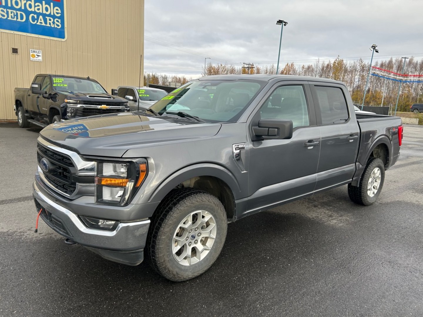 2023 GRAY FORD F150 SUPERCREW (1FTFW1E50PF) with an 5.0L engine, Automatic transmission, located at 2525 S. Cushman, Fairbanks, AK, 99701, (907) 452-5707, 64.824036, -147.712311- Photo#0