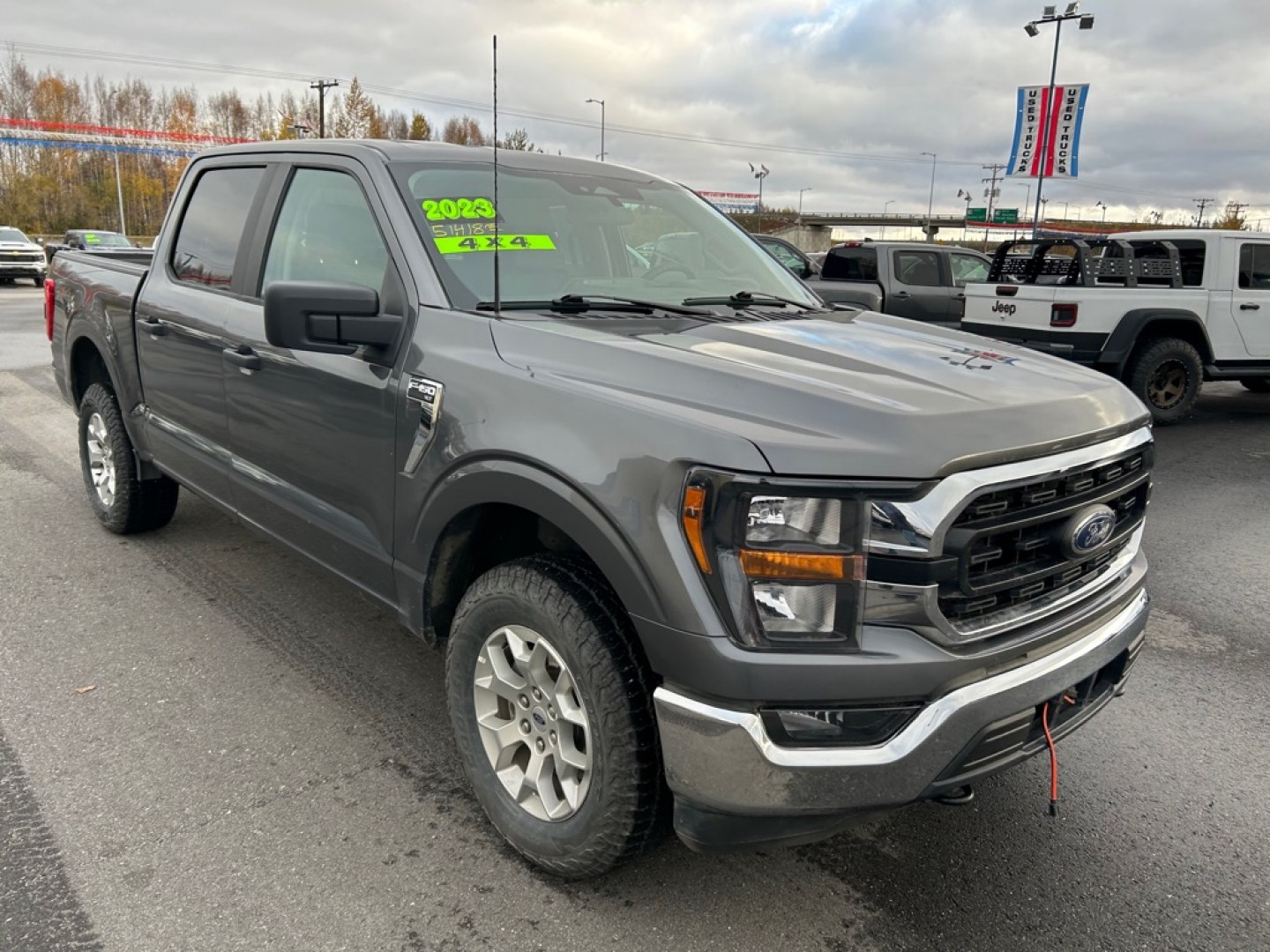 2023 GRAY FORD F150 SUPERCREW (1FTFW1E50PF) with an 5.0L engine, Automatic transmission, located at 2525 S. Cushman, Fairbanks, AK, 99701, (907) 452-5707, 64.824036, -147.712311- Photo#1