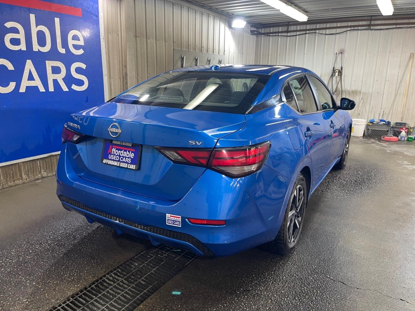 2024 BLUE NISSAN SENTRA SV (3N1AB8CV9RY) with an 2.0L engine, Continuously Variable transmission, located at 2525 S. Cushman, Fairbanks, AK, 99701, (907) 452-5707, 64.824036, -147.712311- Photo#2