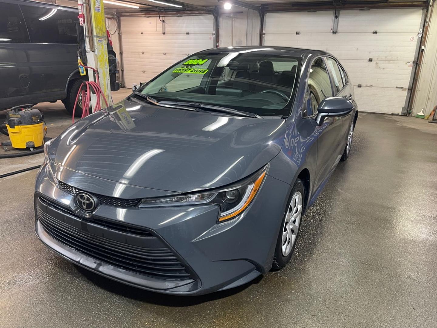 2024 BLACK TOYOTA COROLLA LE (5YFB4MDE2RP) with an 2.0L engine, Continuously Variable transmission, located at 2525 S. Cushman, Fairbanks, AK, 99701, (907) 452-5707, 64.824036, -147.712311- Photo#1