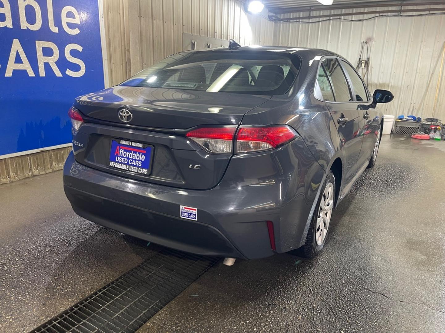 2024 BLACK TOYOTA COROLLA LE (5YFB4MDE2RP) with an 2.0L engine, Continuously Variable transmission, located at 2525 S. Cushman, Fairbanks, AK, 99701, (907) 452-5707, 64.824036, -147.712311- Photo#2