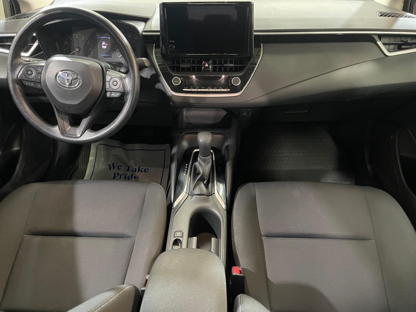 2024 BLACK TOYOTA COROLLA LE (5YFB4MDE2RP) with an 2.0L engine, Continuously Variable transmission, located at 2525 S. Cushman, Fairbanks, AK, 99701, (907) 452-5707, 64.824036, -147.712311- Photo#5