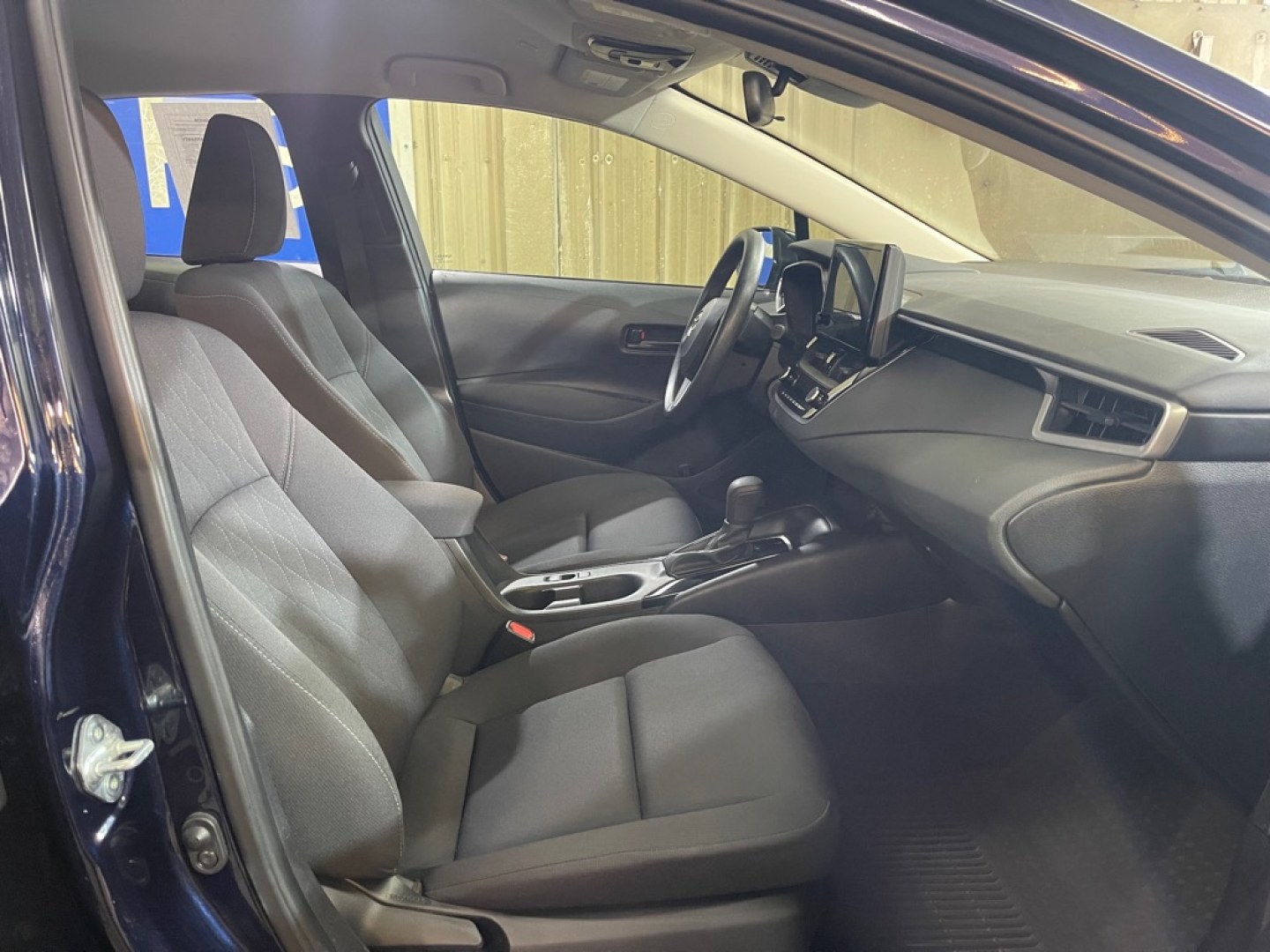 2024 BLUE TOYOTA COROLLA LE (5YFB4MDE0RP) with an 2.0L engine, Continuously Variable transmission, located at 2525 S. Cushman, Fairbanks, AK, 99701, (907) 452-5707, 64.824036, -147.712311- Photo#3