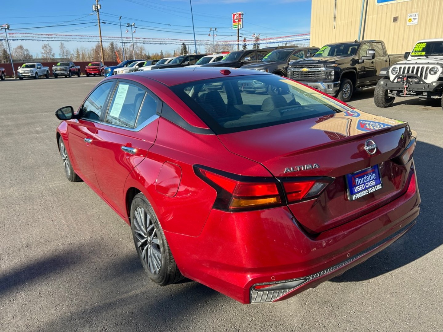 2024 RED NISSAN ALTIMA SV (1N4BL4DV1RN) with an 2.5L engine, Continuously Variable transmission, located at 2525 S. Cushman, Fairbanks, AK, 99701, (907) 452-5707, 64.824036, -147.712311- Photo#3
