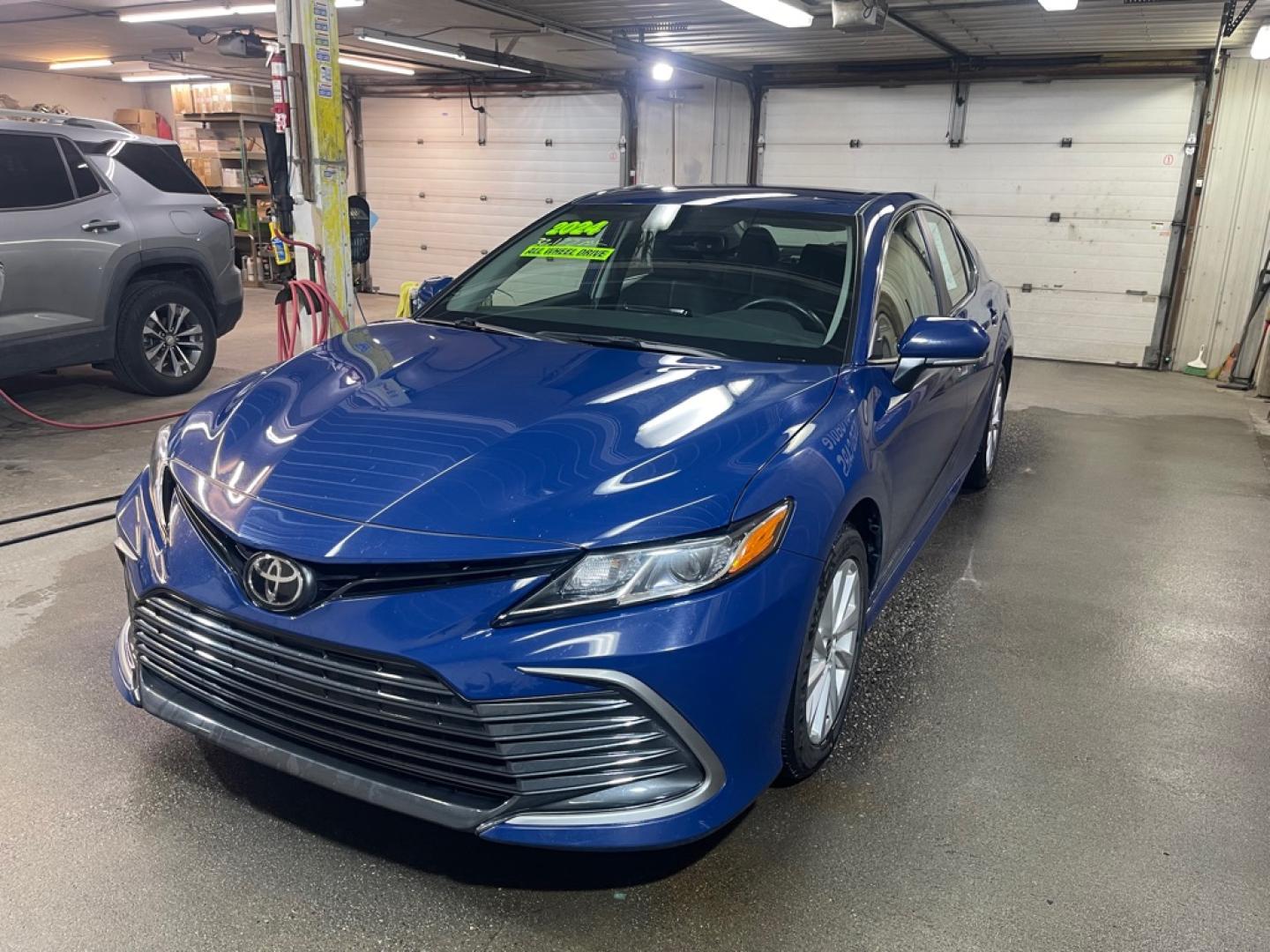 2024 BLUE TOYOTA CAMRY AWD LE (4T1R11BK8RU) with an 2.5L engine, Automatic transmission, located at 2525 S. Cushman, Fairbanks, AK, 99701, (907) 452-5707, 64.824036, -147.712311- Photo#1