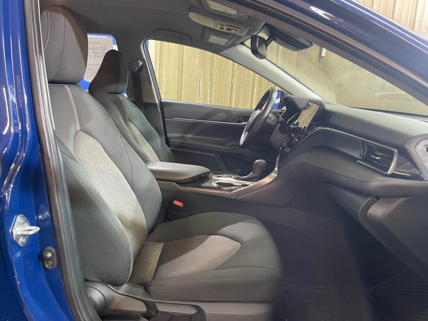 2024 BLUE TOYOTA CAMRY AWD LE (4T1R11BK8RU) with an 2.5L engine, Automatic transmission, located at 2525 S. Cushman, Fairbanks, AK, 99701, (907) 452-5707, 64.824036, -147.712311- Photo#3