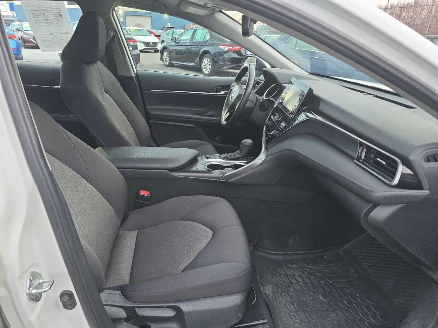 2024 WHITE TOYOTA CAMRY AWD LE (4T1R11BK1RU) with an 2.5L engine, Automatic transmission, located at 2525 S. Cushman, Fairbanks, AK, 99701, (907) 452-5707, 64.824036, -147.712311- Photo#3