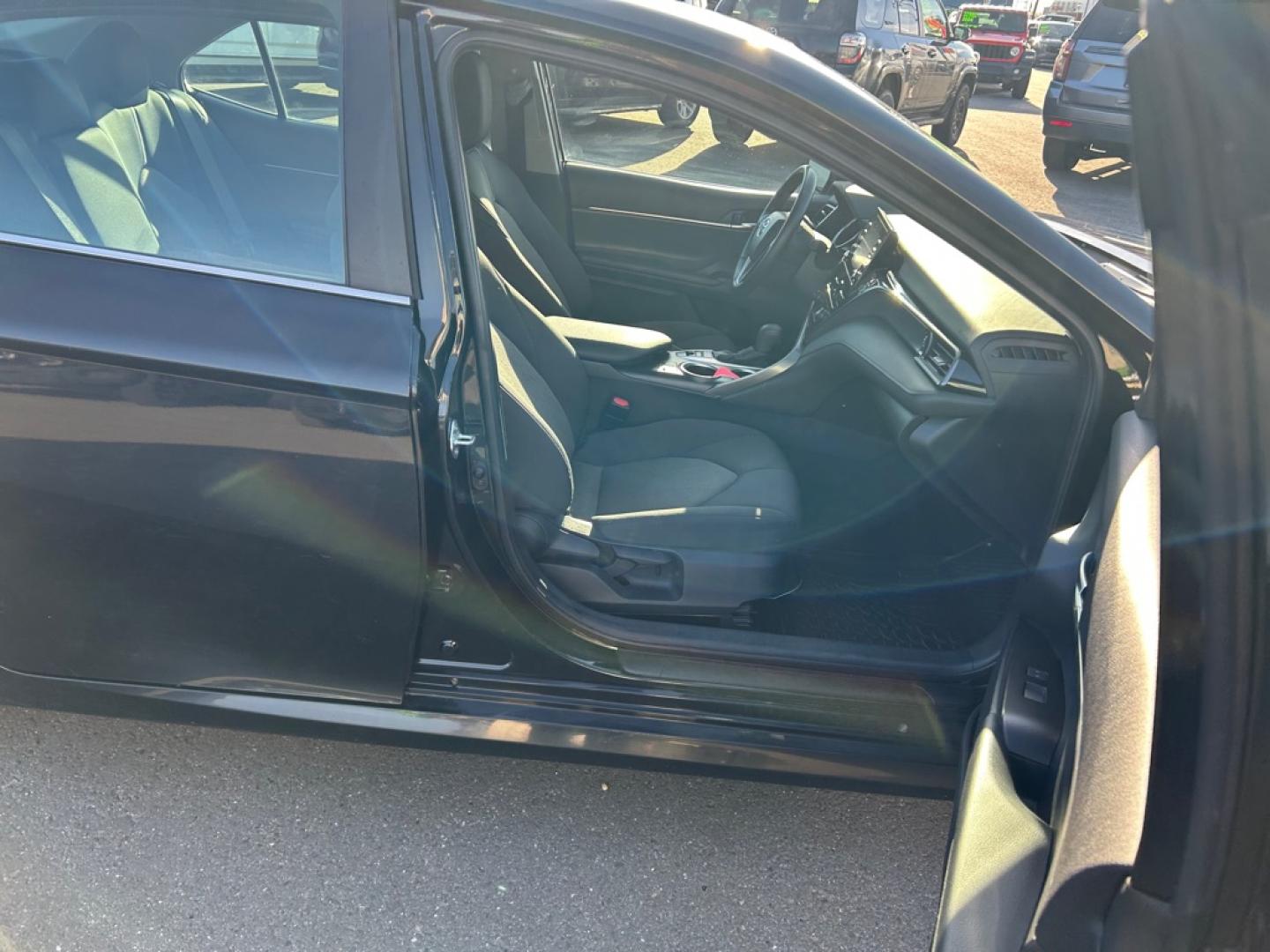 2024 BLACK TOYOTA CAMRY AWD LE (4T1R11BK9RU) with an 2.5L engine, Automatic transmission, located at 2525 S. Cushman, Fairbanks, AK, 99701, (907) 452-5707, 64.824036, -147.712311- Photo#4