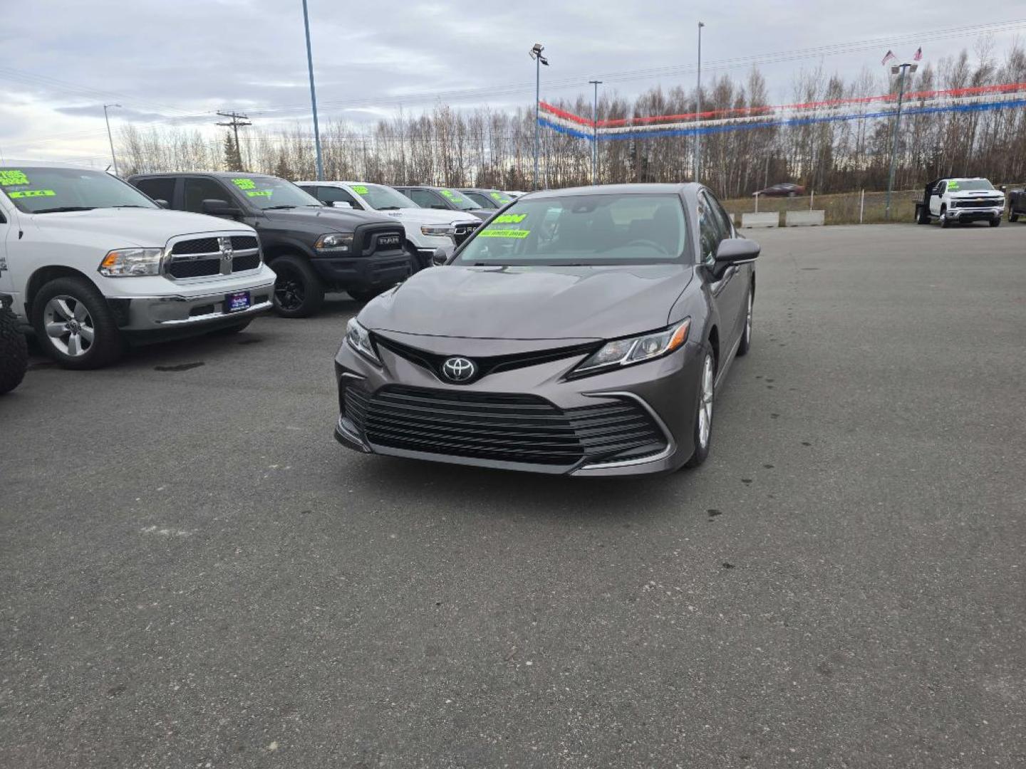2024 BLACK TOYOTA CAMRY AWD LE (4T1R11BK7RU) with an 2.5L engine, Automatic transmission, located at 2525 S. Cushman, Fairbanks, AK, 99701, (907) 452-5707, 64.824036, -147.712311- Photo#4