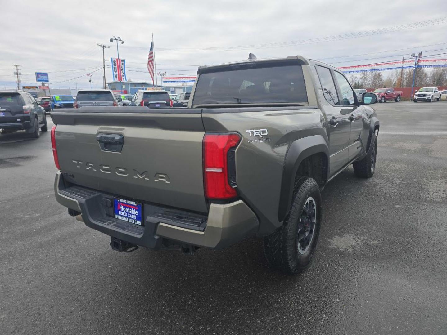 2024 TAN TOYOTA TACOMA DOUBLE CAB (3TYLB5JN3RT) with an 2.4L engine, Automatic transmission, located at 2525 S. Cushman, Fairbanks, AK, 99701, (907) 452-5707, 64.824036, -147.712311- Photo#1