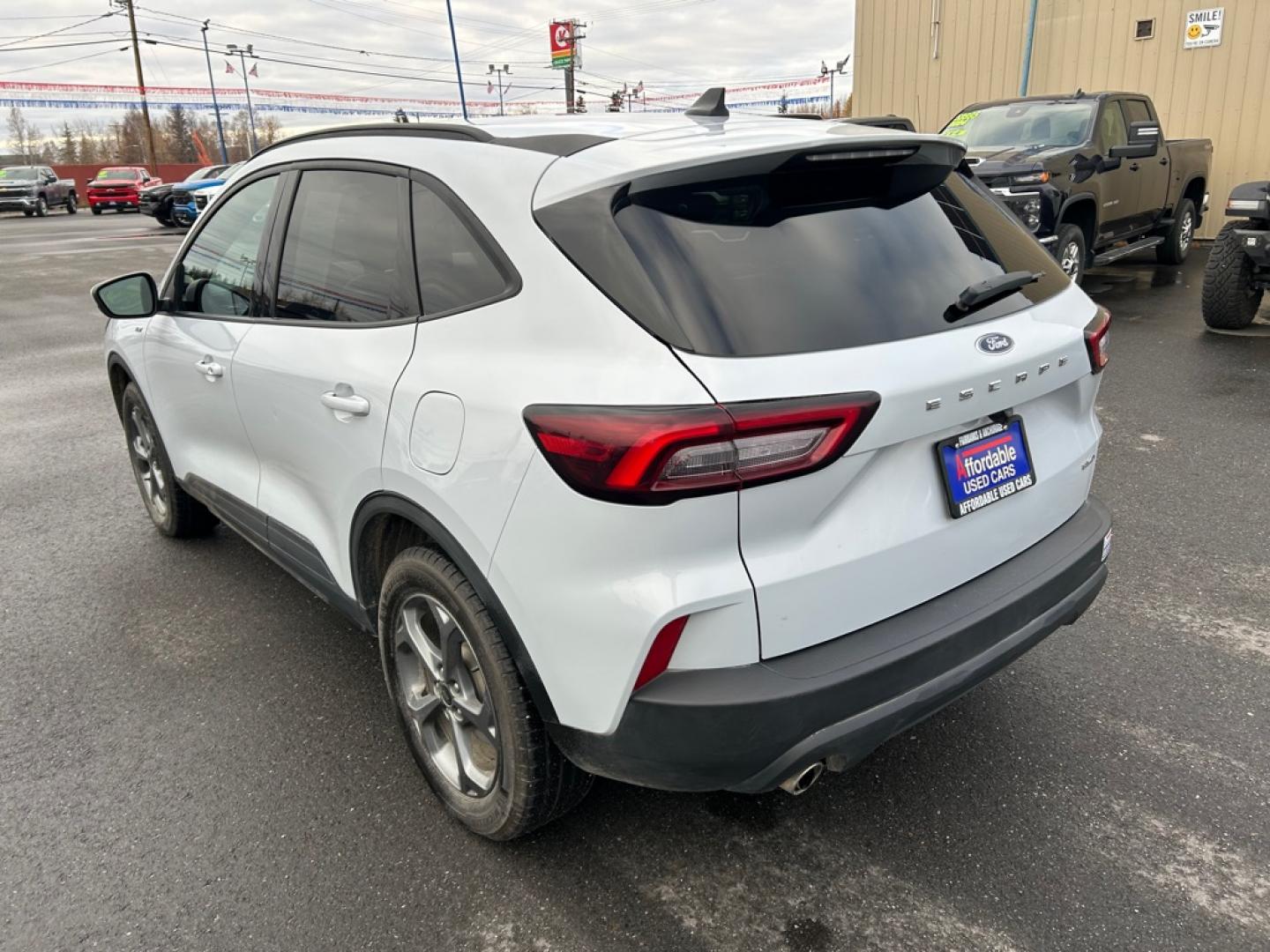 2025 WHITE FORD ESCAPE ST LINE SELECT (1FMCU9NA4SU) with an 2.0L engine, Automatic transmission, located at 2525 S. Cushman, Fairbanks, AK, 99701, (907) 452-5707, 64.824036, -147.712311- Photo#3