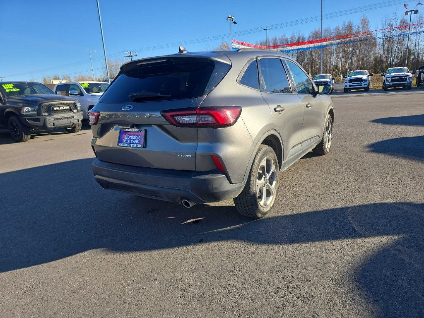 2025 GRAY FORD ESCAPE ST LINE SELECT (1FMCU9NA1SU) with an 2.0L engine, Automatic transmission, located at 2525 S. Cushman, Fairbanks, AK, 99701, (907) 452-5707, 64.824036, -147.712311- Photo#2
