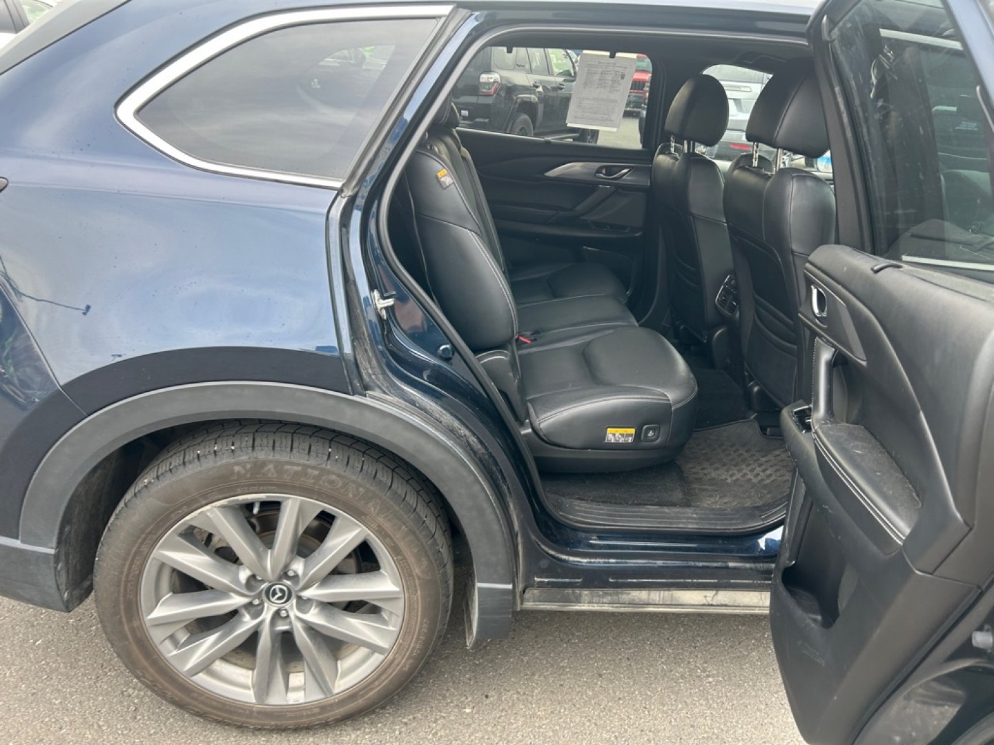 2021 BLUE MAZDA CX-9 GRAND TOURING (JM3TCBDY1M0) with an 2.5L engine, Automatic transmission, located at 2525 S. Cushman, Fairbanks, AK, 99701, (907) 452-5707, 64.824036, -147.712311- Photo#5
