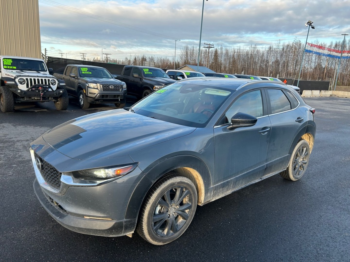 2024 GRAY MAZDA CX-30 PREFERRED (3MVDMBCM0RM) with an 2.5L engine, Automatic transmission, located at 2525 S. Cushman, Fairbanks, AK, 99701, (907) 452-5707, 64.824036, -147.712311- Photo#0
