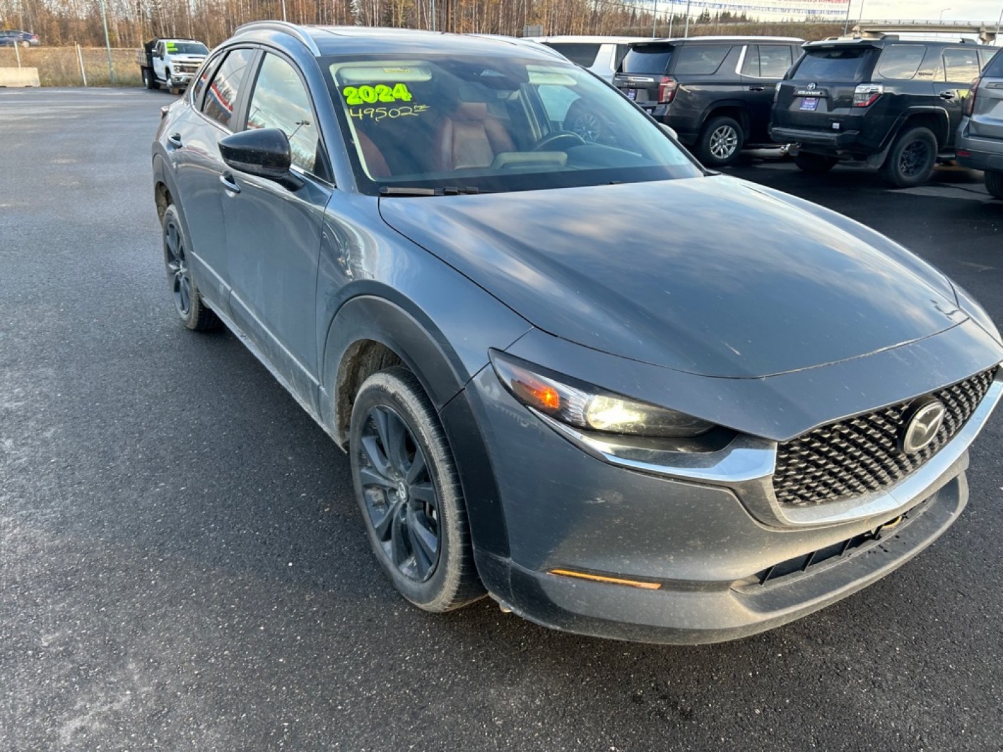 2024 GRAY MAZDA CX-30 PREFERRED (3MVDMBCM0RM) with an 2.5L engine, Automatic transmission, located at 2525 S. Cushman, Fairbanks, AK, 99701, (907) 452-5707, 64.824036, -147.712311- Photo#1