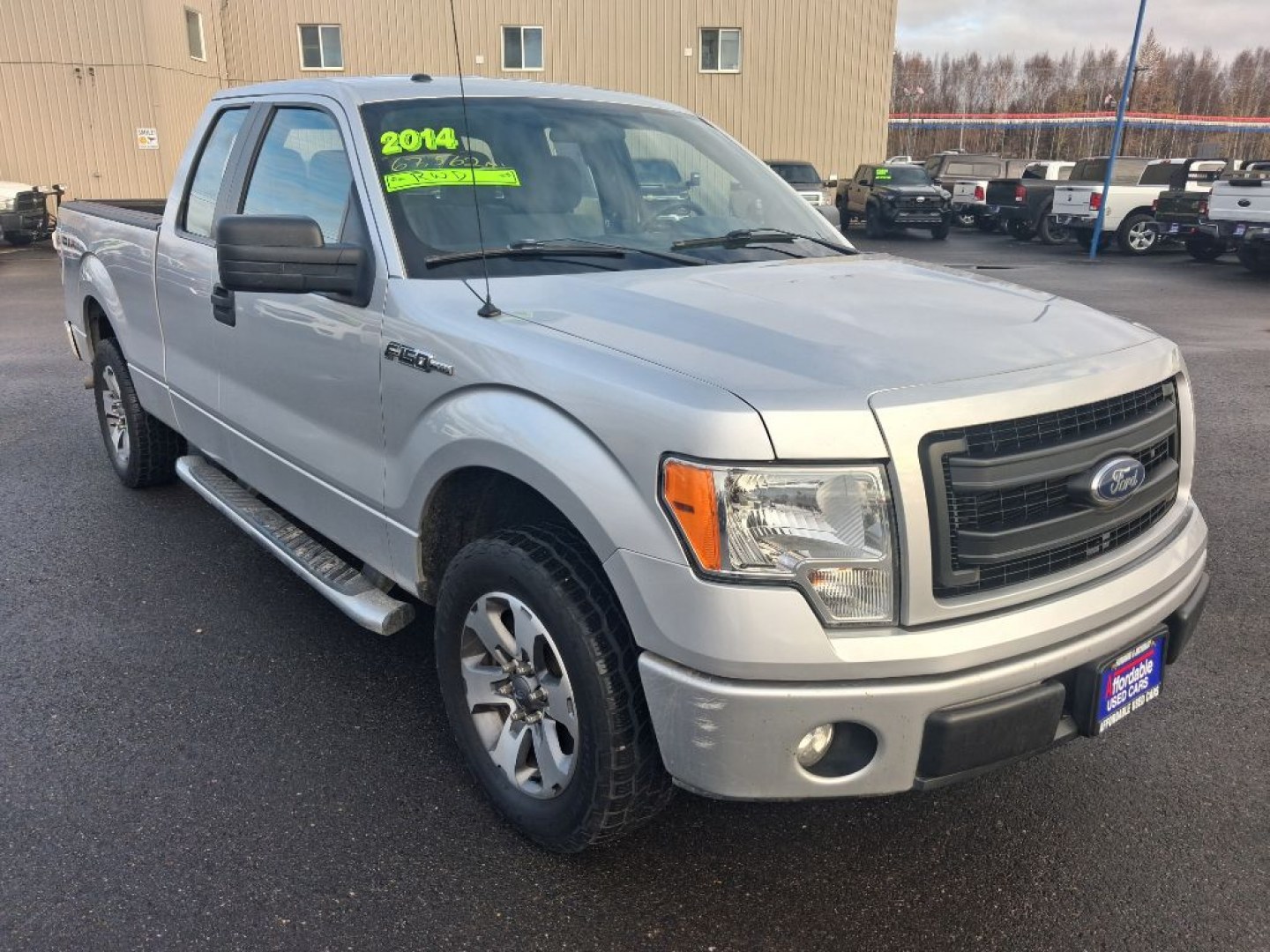 2014 SILVER FORD F150 SUPER CAB (1FTEX1CM9EF) with an 3.7L engine, Automatic transmission, located at 2525 S. Cushman, Fairbanks, AK, 99701, (907) 452-5707, 64.824036, -147.712311- Photo#0
