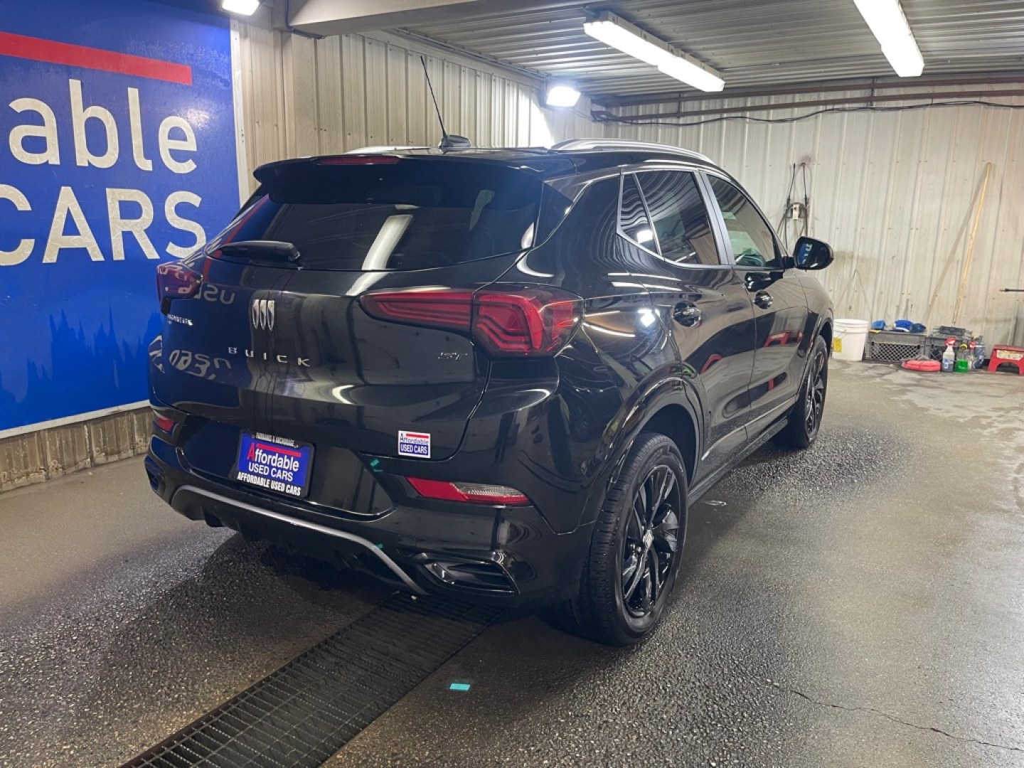 2024 BLACK BUICK ENCORE GX SPORT TOURING (KL4AMESL3RB) with an 1.3L engine, Automatic transmission, located at 2525 S. Cushman, Fairbanks, AK, 99701, (907) 452-5707, 64.824036, -147.712311- Photo#2