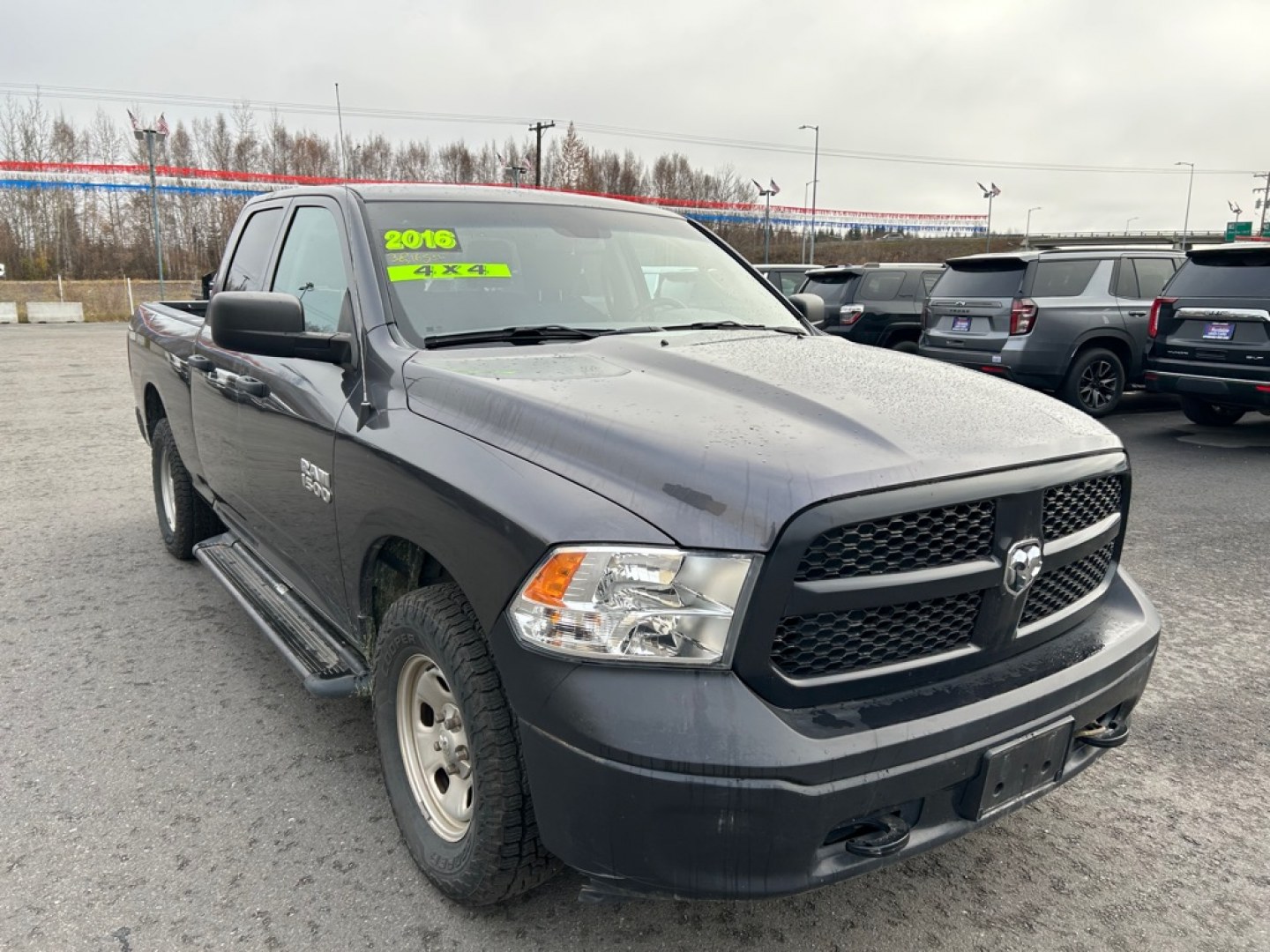 2016 GREY RAM 1500 ST (1C6RR7FG2GS) with an 3.6L engine, Automatic transmission, located at 2525 S. Cushman, Fairbanks, AK, 99701, (907) 452-5707, 64.824036, -147.712311- Photo#1