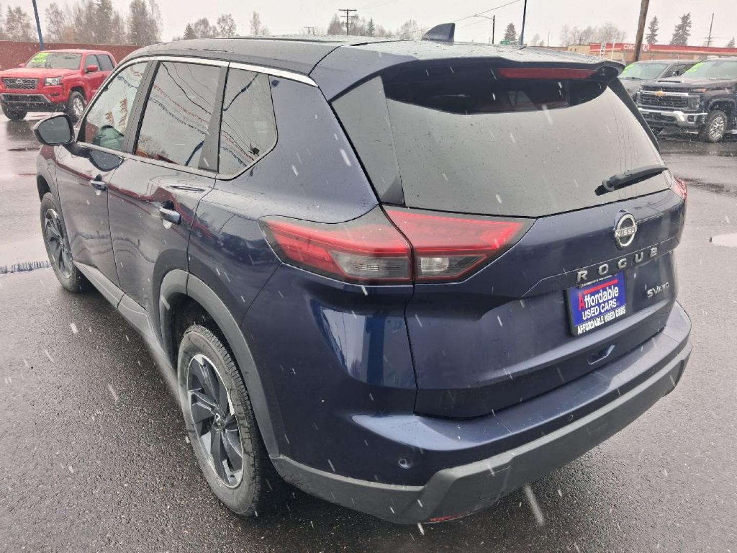 2024 BLUE NISSAN ROGUE SV (5N1BT3BB5RC) with an 1.5L engine, Continuously Variable transmission, located at 2525 S. Cushman, Fairbanks, AK, 99701, (907) 452-5707, 64.824036, -147.712311- Photo#2