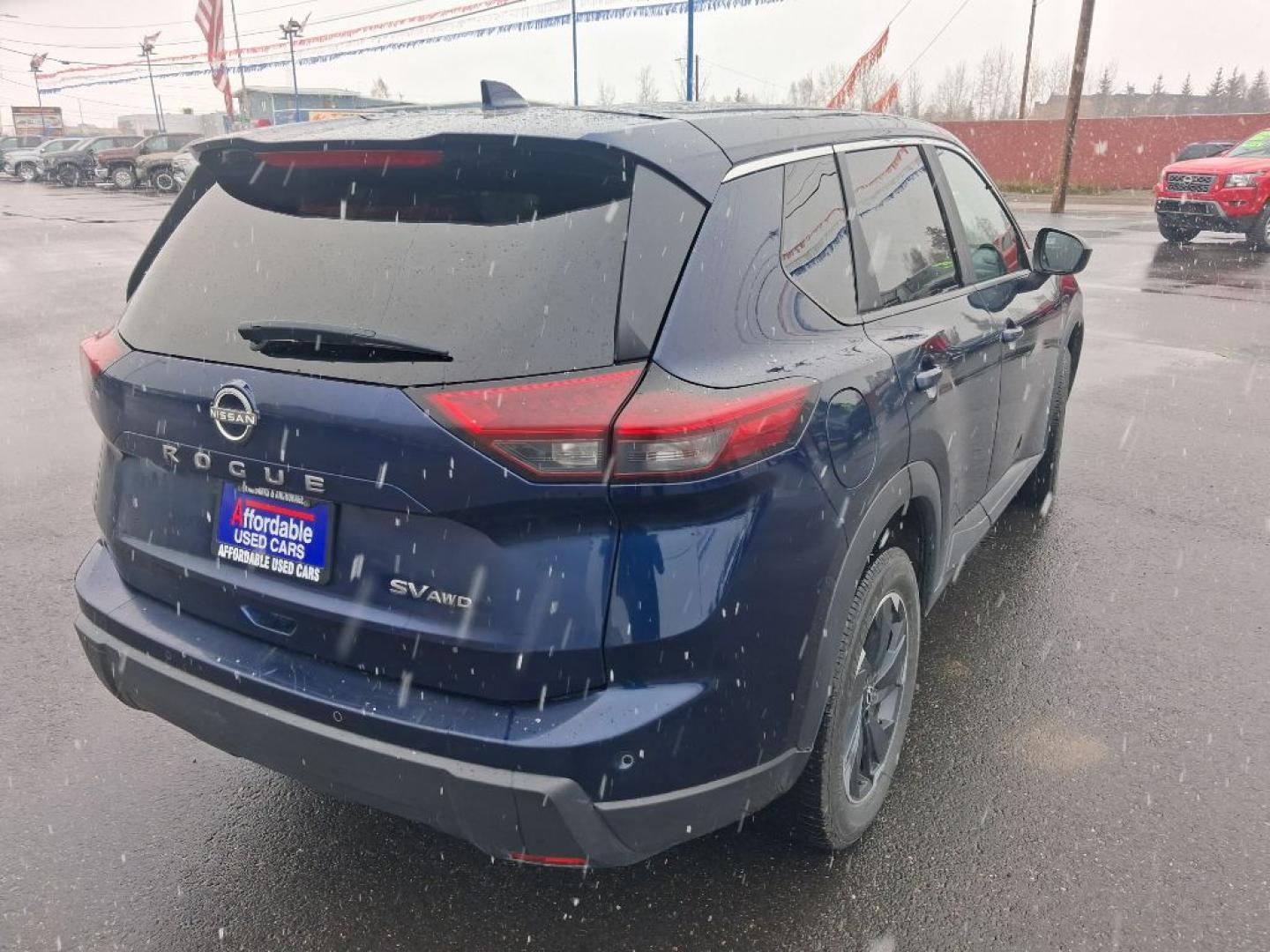 2024 BLUE NISSAN ROGUE SV (5N1BT3BB5RC) with an 1.5L engine, Continuously Variable transmission, located at 2525 S. Cushman, Fairbanks, AK, 99701, (907) 452-5707, 64.824036, -147.712311- Photo#3