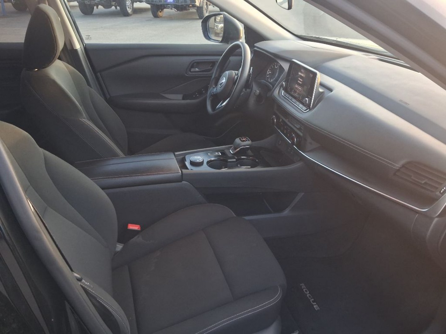 2024 BLACK NISSAN ROGUE S (5N1BT3AB3RC) with an 1.5L engine, Continuously Variable transmission, located at 2525 S. Cushman, Fairbanks, AK, 99701, (907) 452-5707, 64.824036, -147.712311- Photo#11