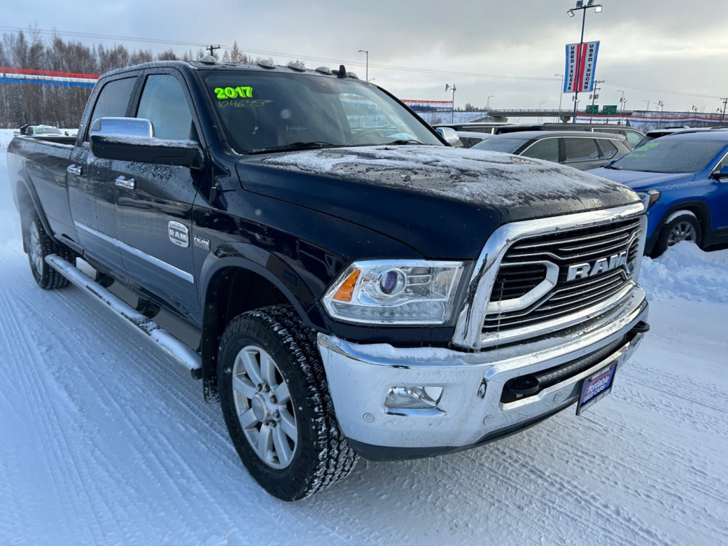 2017 BLUE RAM 2500 LONG HORN LONGHORN (3C6UR5LJXHG) with an 6.4L engine, Automatic transmission, located at 2525 S. Cushman, Fairbanks, AK, 99701, (907) 452-5707, 64.824036, -147.712311- Photo#1