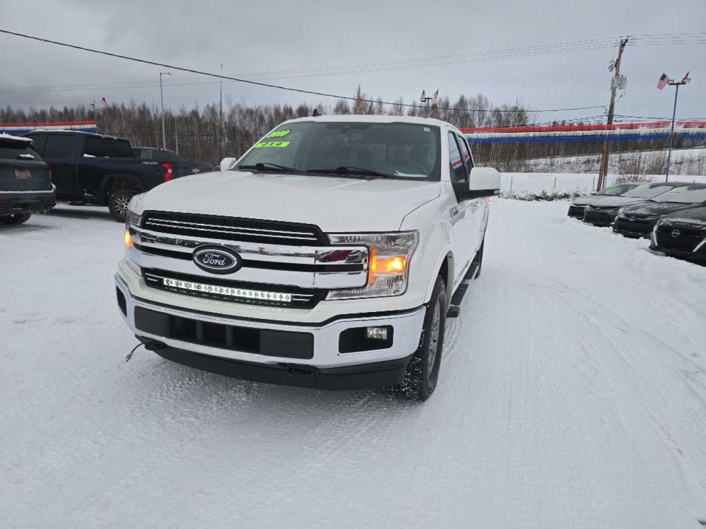 2020 WHITE FORD F150 SUPERCREW (1FTFW1E43LF) with an 3.5L engine, Automatic transmission, located at 2525 S. Cushman, Fairbanks, AK, 99701, (907) 452-5707, 64.824036, -147.712311- Photo#1