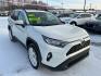 2021 WHITE TOYOTA RAV4 XLE PREMIUM (2T3A1RFV8MW) with an 2.5L engine, Automatic transmission, located at 2525 S. Cushman, Fairbanks, AK, 99701, (907) 452-5707, 64.824036, -147.712311- Photo#1