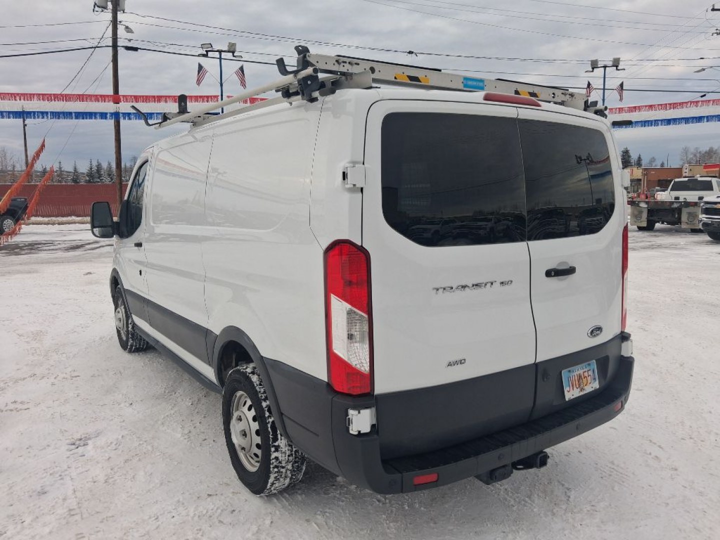2022 WHITE FORD TRANSIT T-150 (1FTYE2Y82NK) with an 3.5L engine, Automatic transmission, located at 2525 S. Cushman, Fairbanks, AK, 99701, (907) 452-5707, 64.824036, -147.712311- Photo#3
