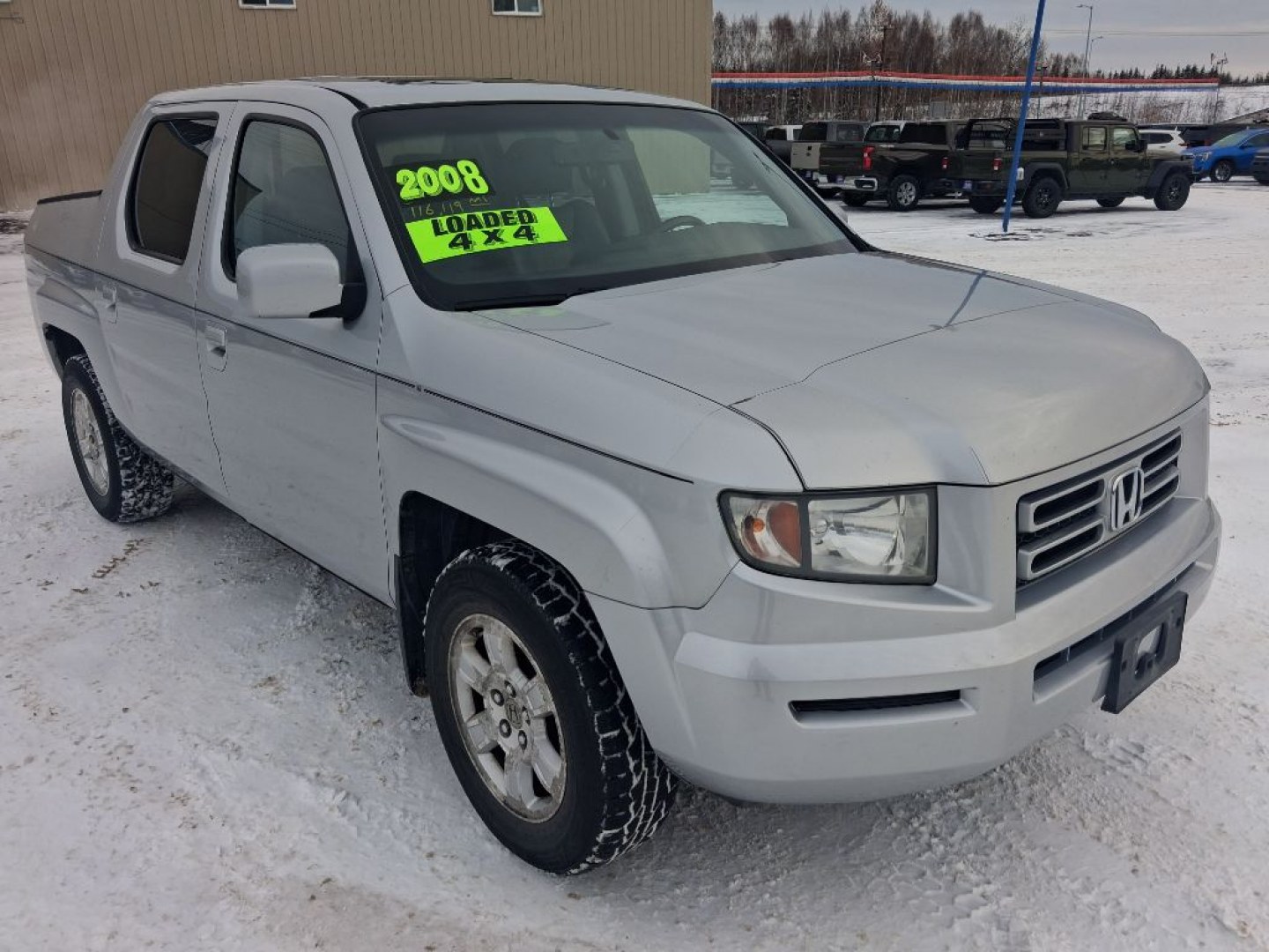 2008 SILVER HONDA RIDGELINE RTL (2HJYK16508H) with an 3.5L engine, Automatic transmission, located at 2525 S. Cushman, Fairbanks, AK, 99701, (907) 452-5707, 64.824036, -147.712311- Photo#3