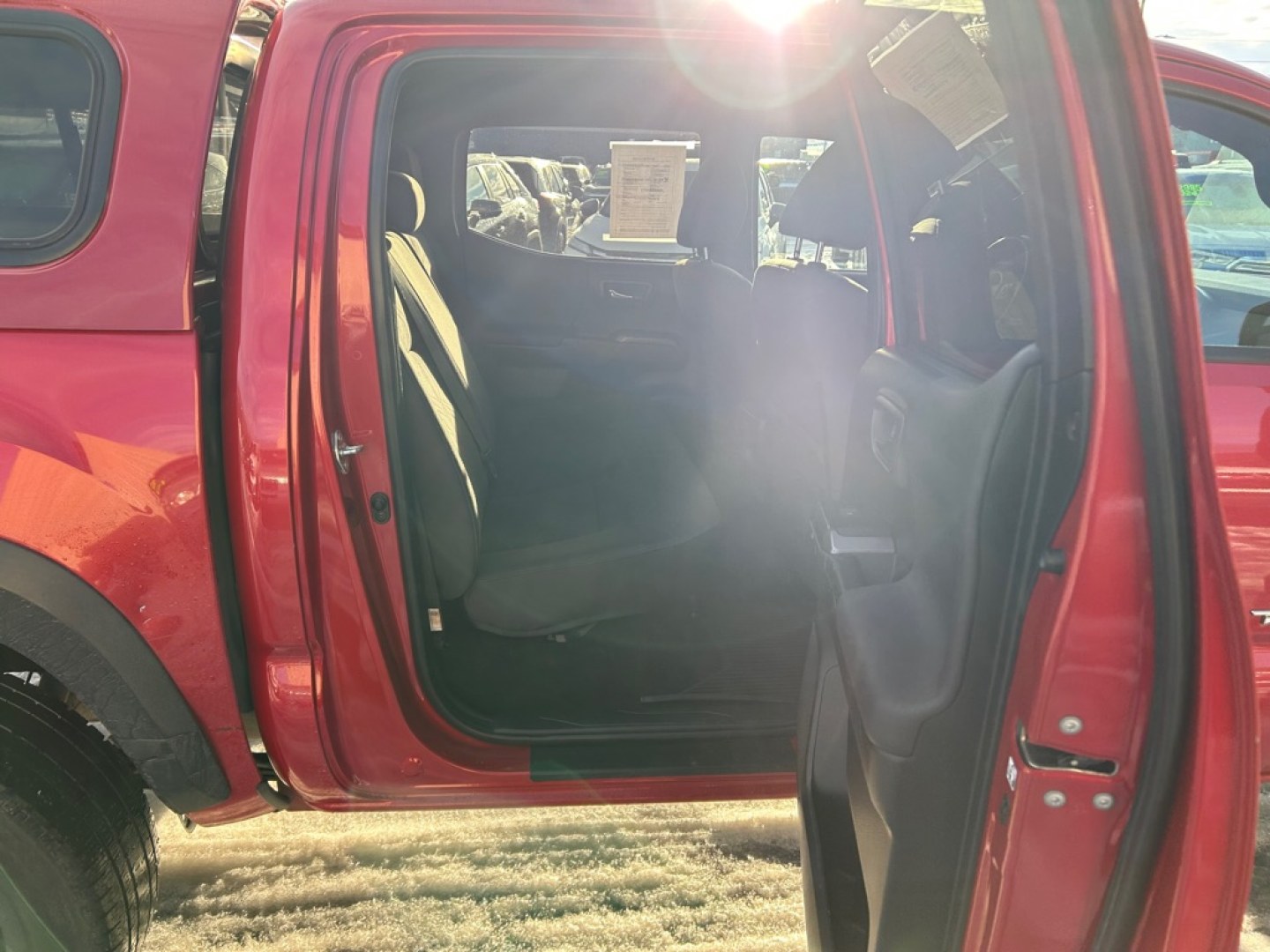 2016 RED TOYOTA TACOMA DOUBLE CAB (5TFCZ5AN1GX) with an 3.5L engine, Automatic transmission, located at 2525 S. Cushman, Fairbanks, AK, 99701, (907) 452-5707, 64.824036, -147.712311- Photo#5